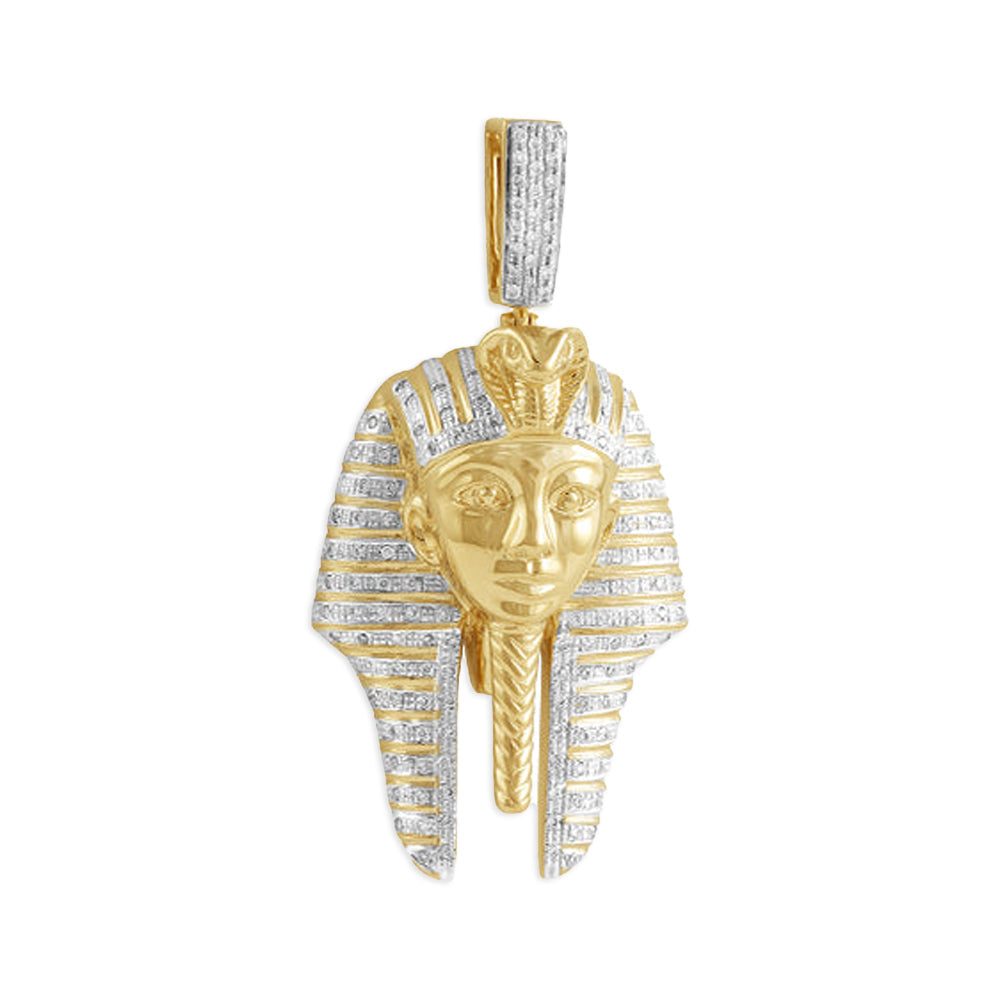 10KY 0.60CTW DIAMOND PHAROAH PENDANT