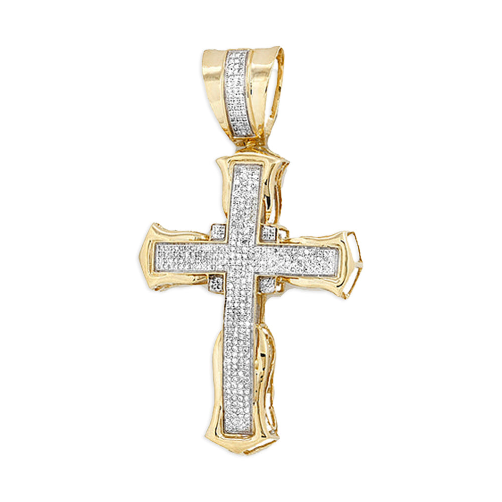 10KY 1.00CTW DIAMOND CROSS