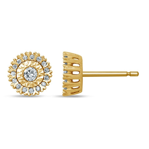 10K 0.19- 0.22CT D-EARRING