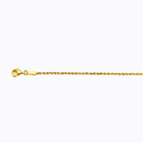 10K 1.5MM YELLOW GOLD SOLID DC ROPE 26