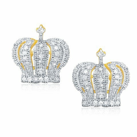 SPL PRICE: 10K 0.25CT D-MICROPAVE EARRINGS 