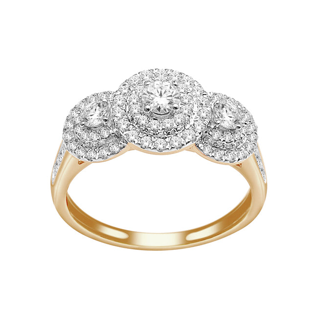 14K 1.00CT D-LADIES RINGS