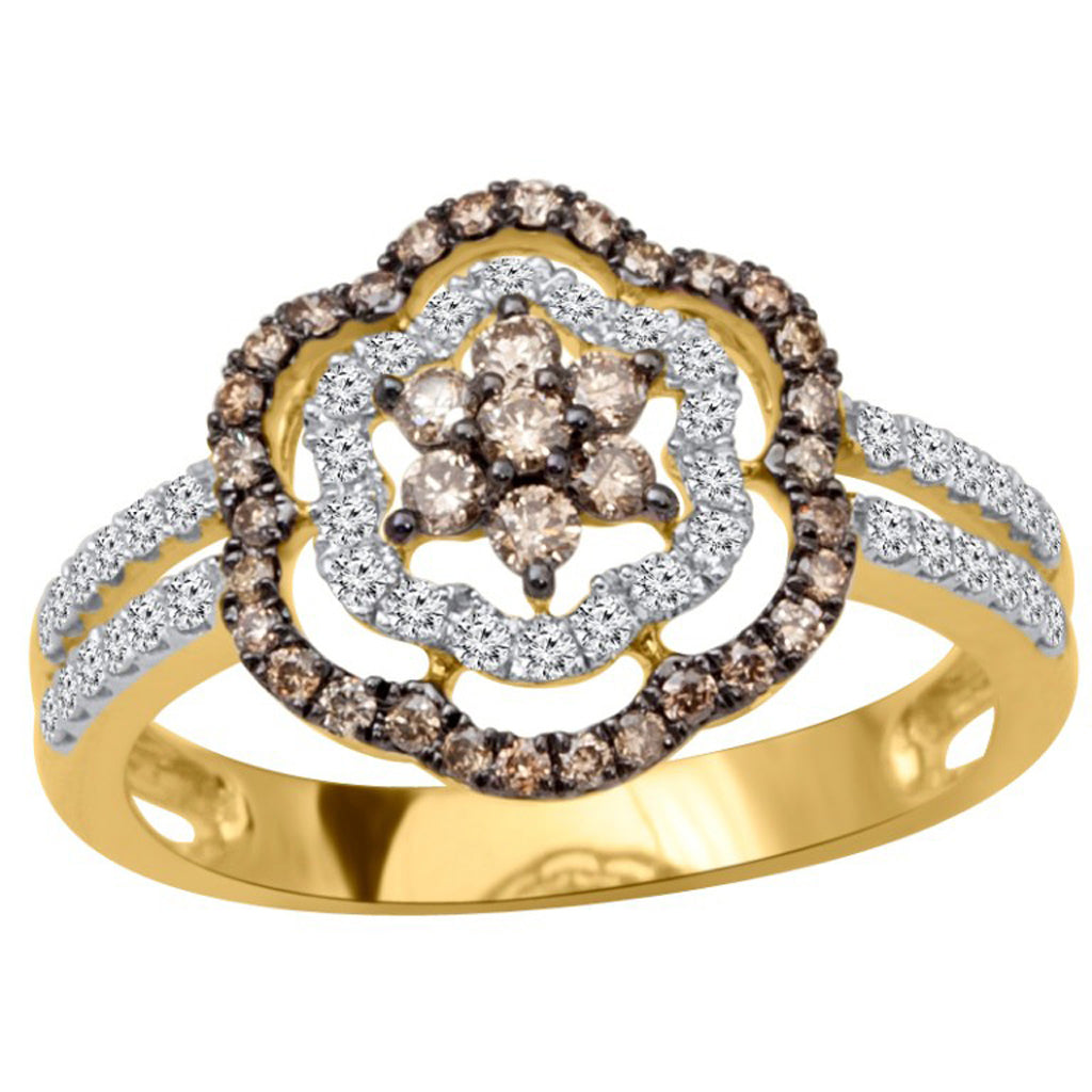 14K 0.64CT D-LADIES RINGS