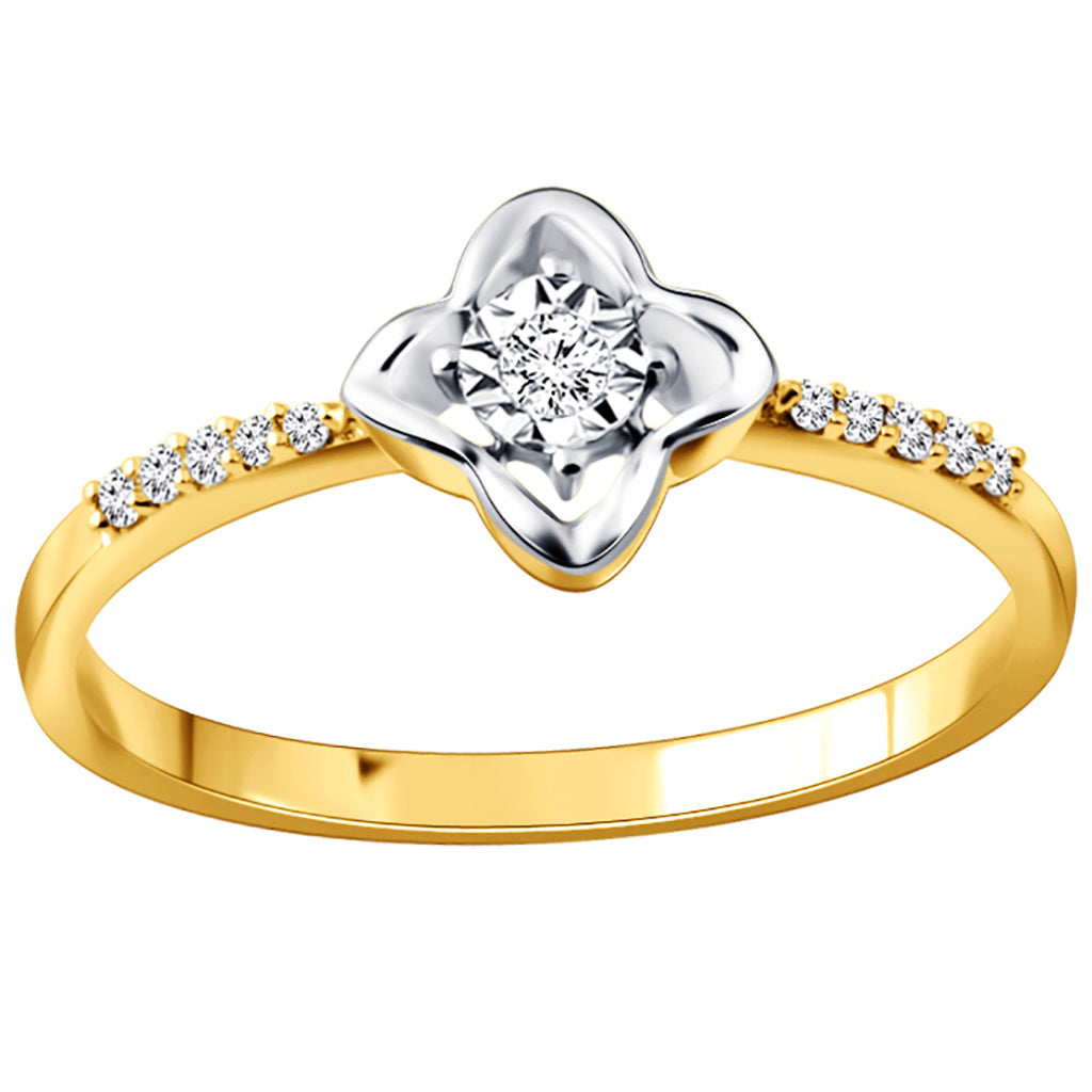 10K 0.07CT D-LADIES RINGs