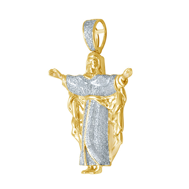 10K 0.46-0.54CT D-JESUS CHARM