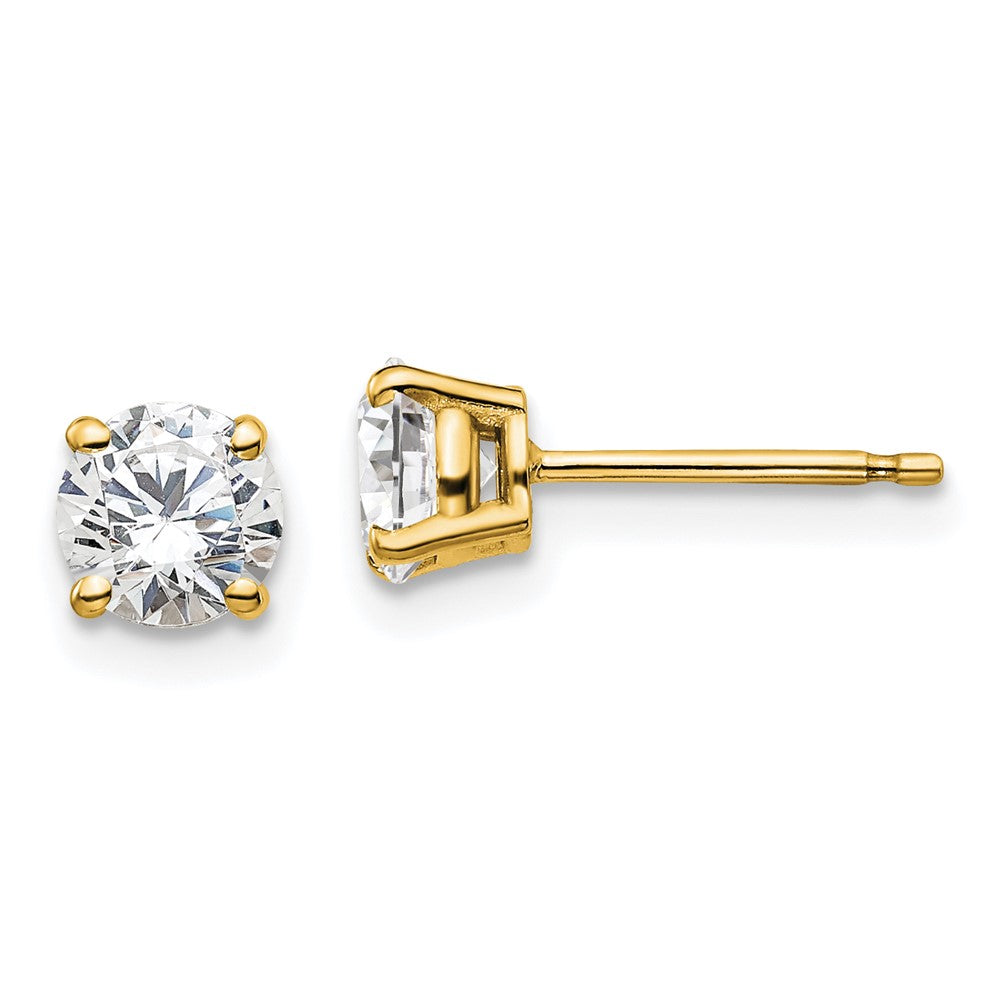 14K Lab Grown Diamond 1ctw VS/SI GH 4 Prong Earrings