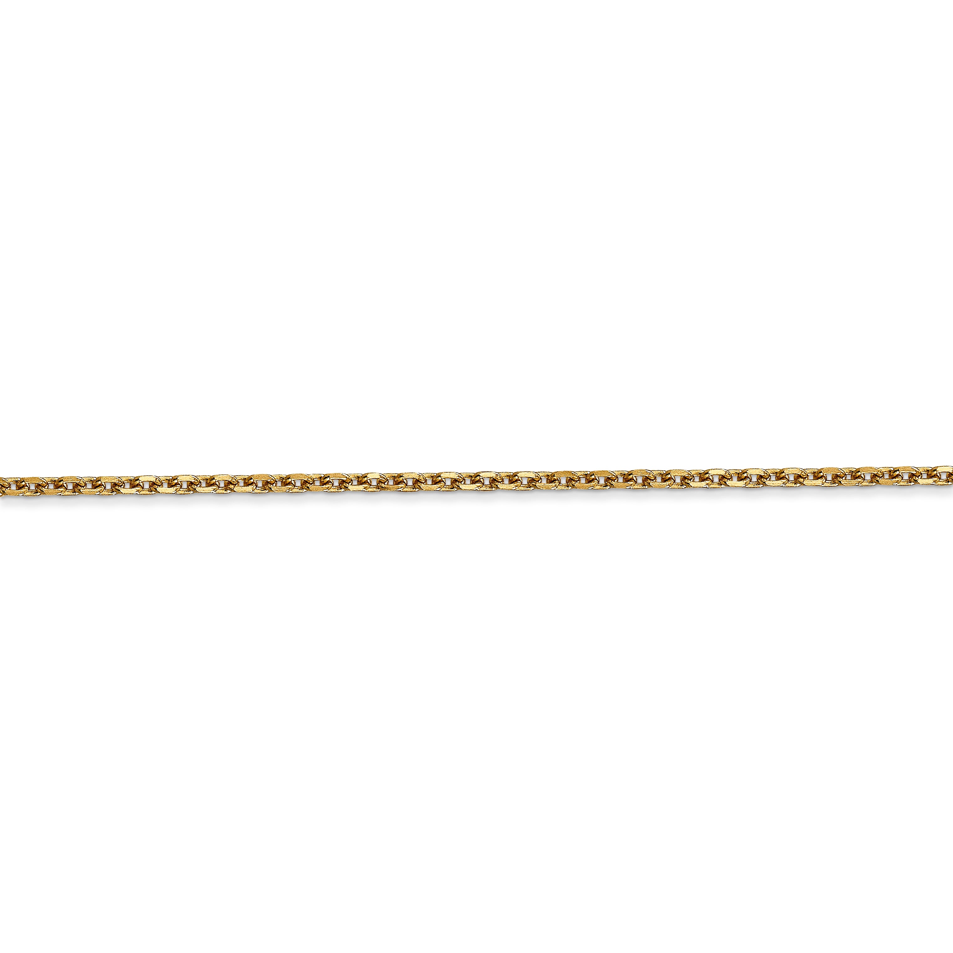 14k 1.65mm D/C Cable Chain