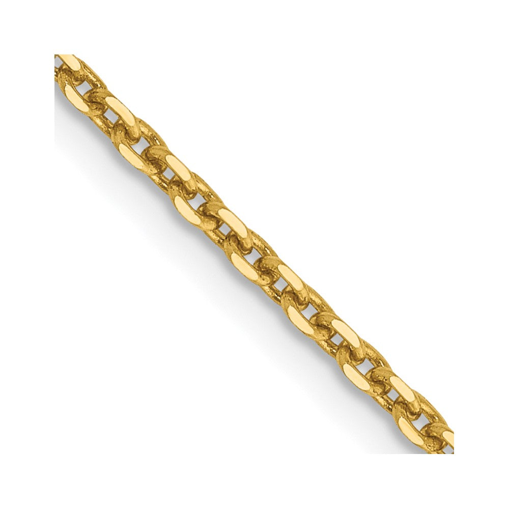 14k 1.65mm D/C Cable Chain