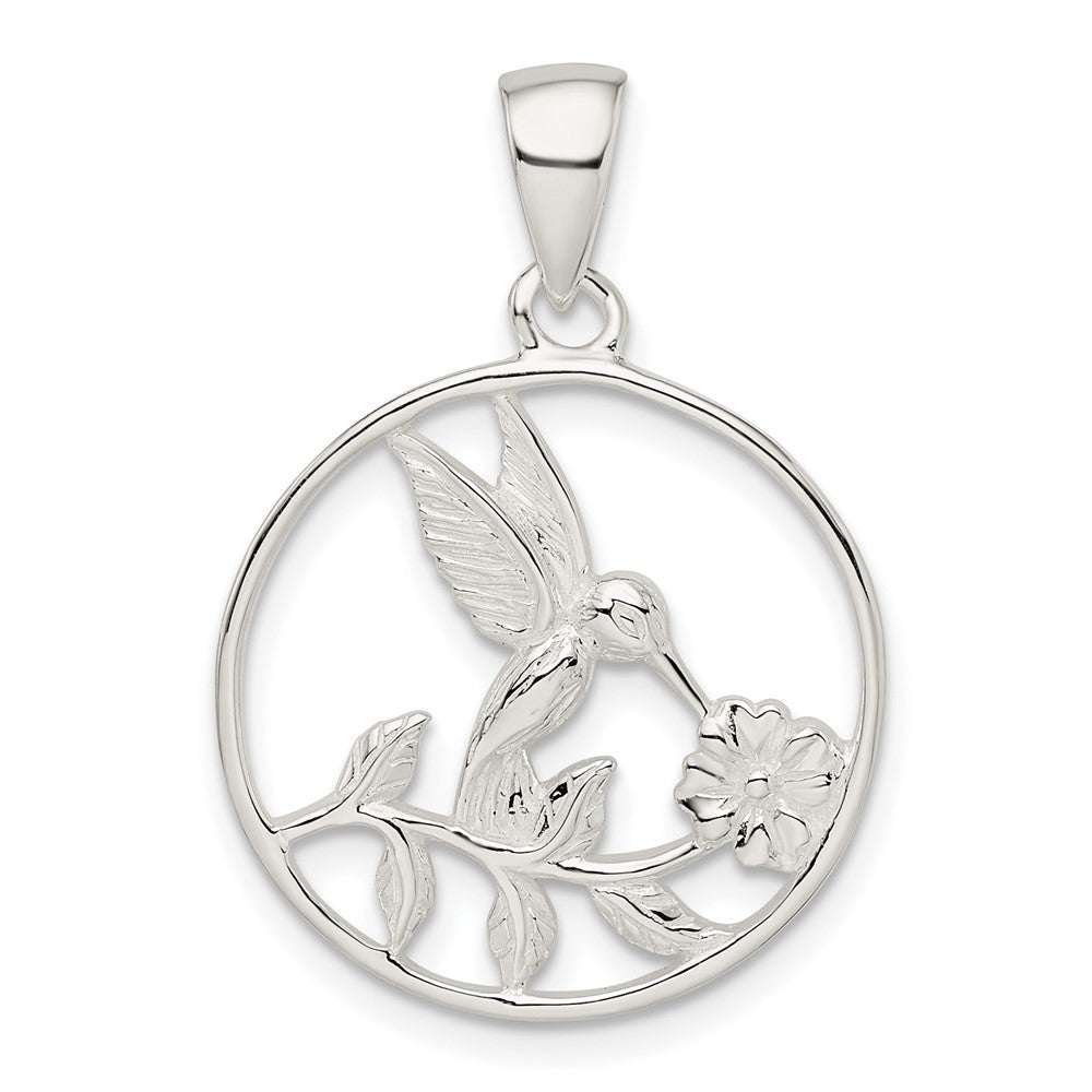 Sterling Silver Hummingbird Pendant