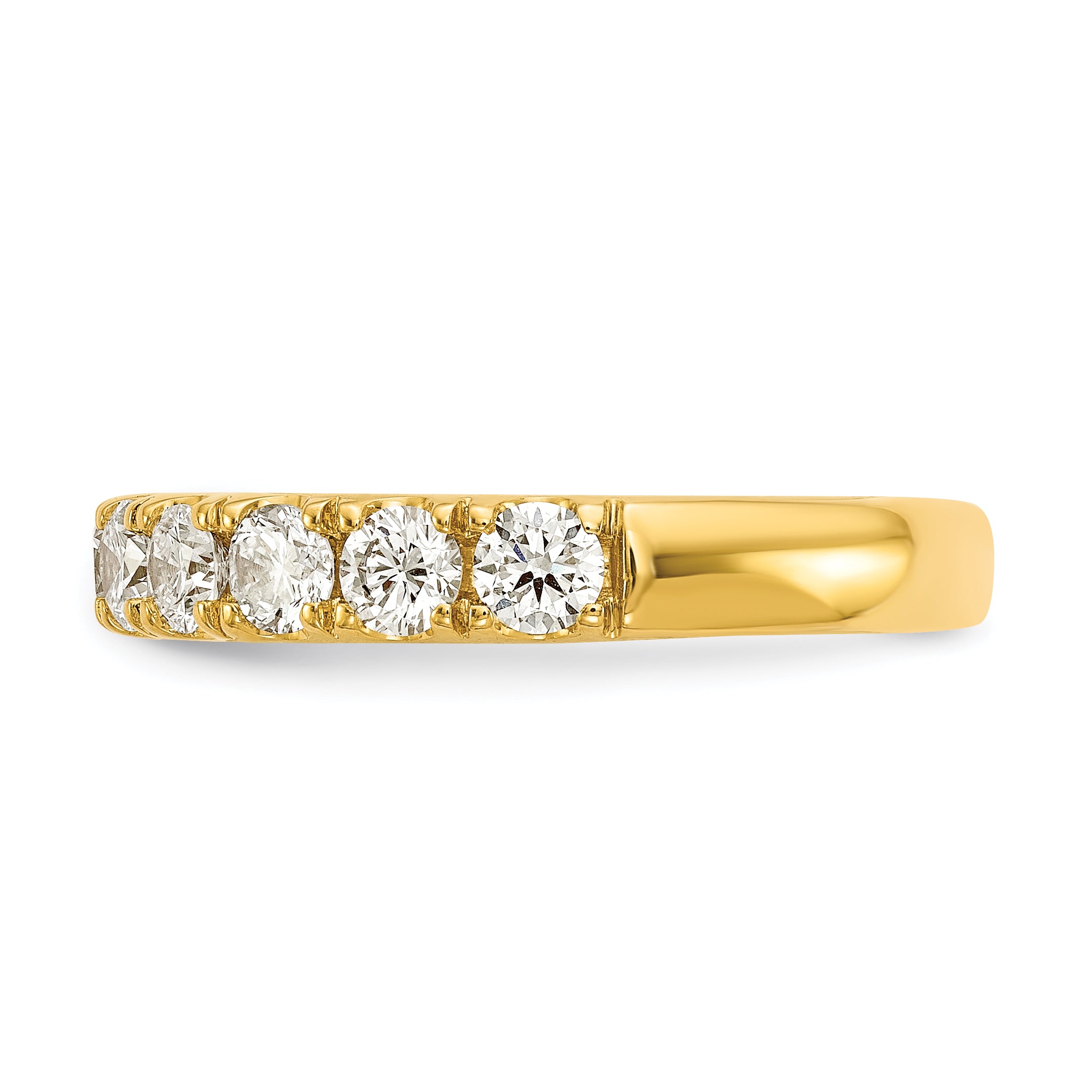 14K Gold Lab Grown Diamond VS/SI GH, 1ct Wedding Band