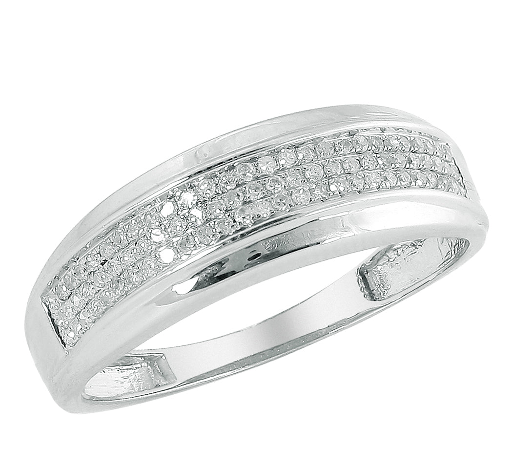 10KW 0.35CTW DIAMOND MENS RING